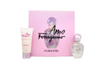 Salvatore Ferragamo Amo Ferragamo Flowerful Gift Set 50ml EDT Spray + 100ml Body Lotion - Quality Home Clothing| Beauty
