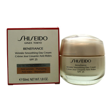 Shiseido Benefiance Wrinkle Smoothing Day Cream SPF25 50ml - Quality Home Clothing| Beauty