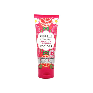 Yardley Flowerazzi Magnolia & Pink Orchid Hand Cream 75ml - Quality Home Clothing| Beauty