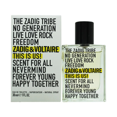 Zadig & Voltaire This Is Us! Eau de Toilette 30ml Spray - Quality Home Clothing| Beauty